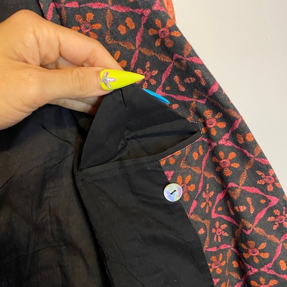 Soft Surroundings Berber Jacket Coin Blazer Womens Multicolor - Picture 9 of 13